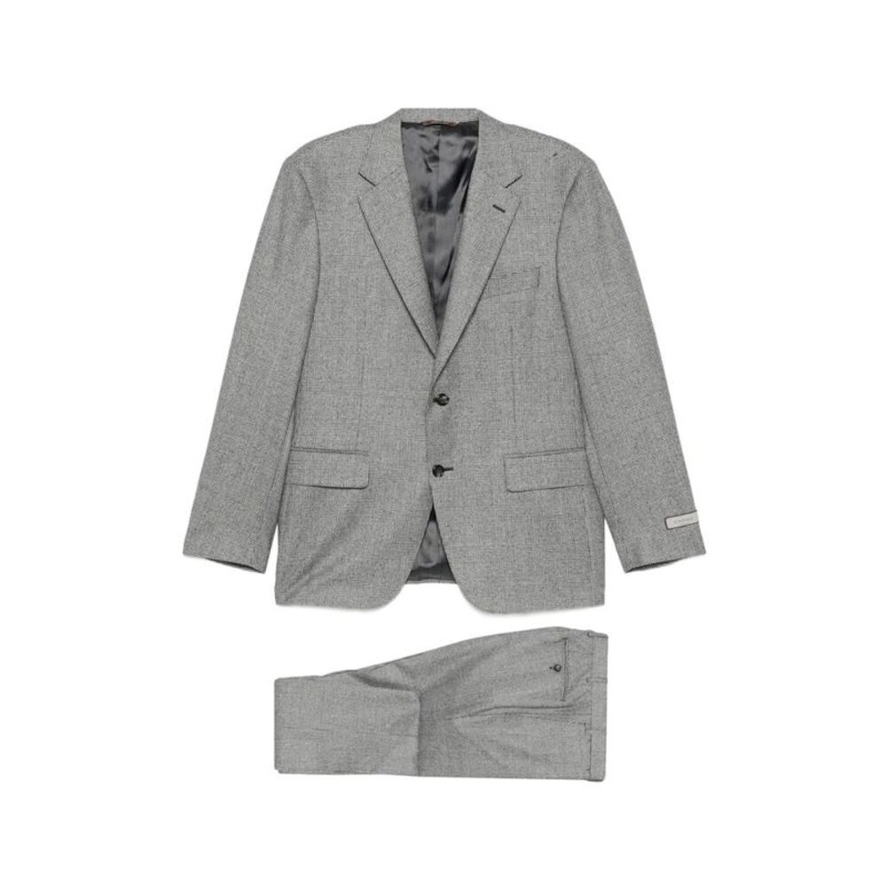 Canali Grey Suits - Single Breasted Suits Men